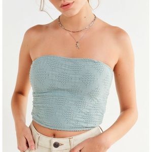UO TAMARA TEXTURED TUBE TOP